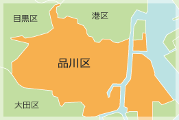品川区マップ